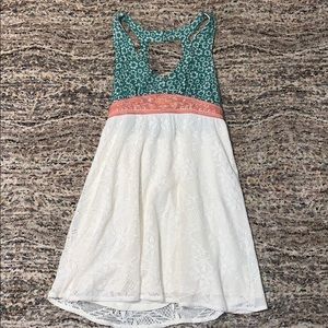 Boho cream lace dress from Altr’d State